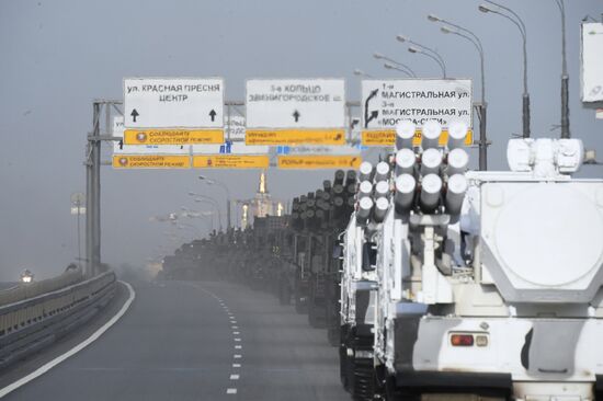 Russia WWII Victory Parade Rehearsal