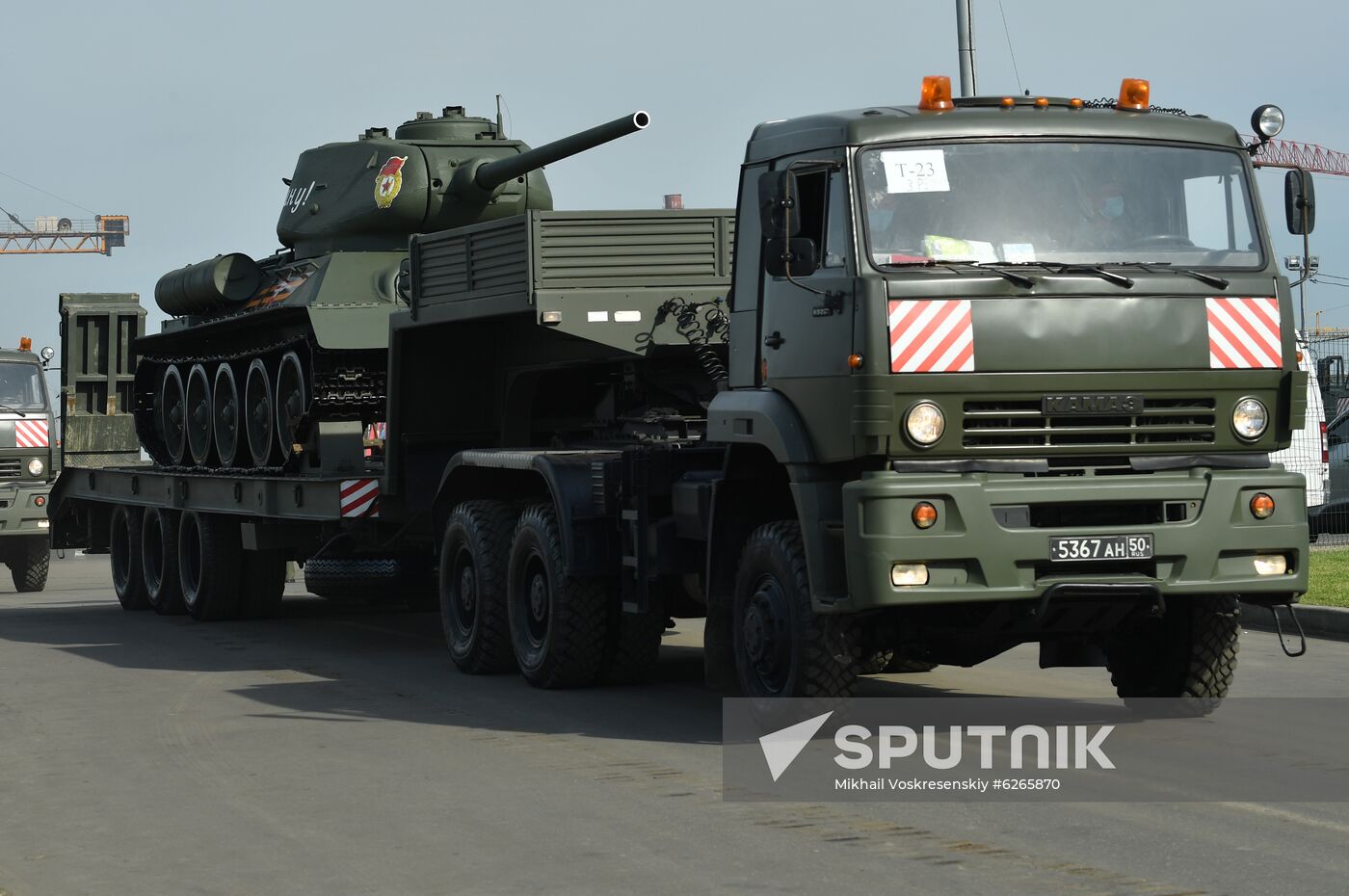 Russia WWII Victory Parade Rehearsal