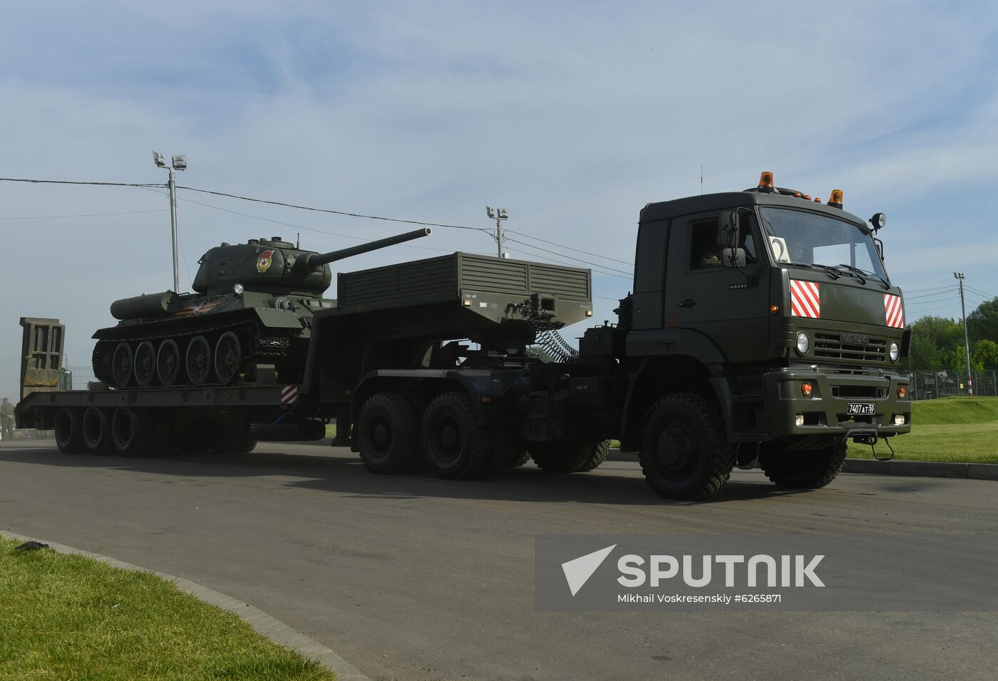 Russia WWII Victory Parade Rehearsal