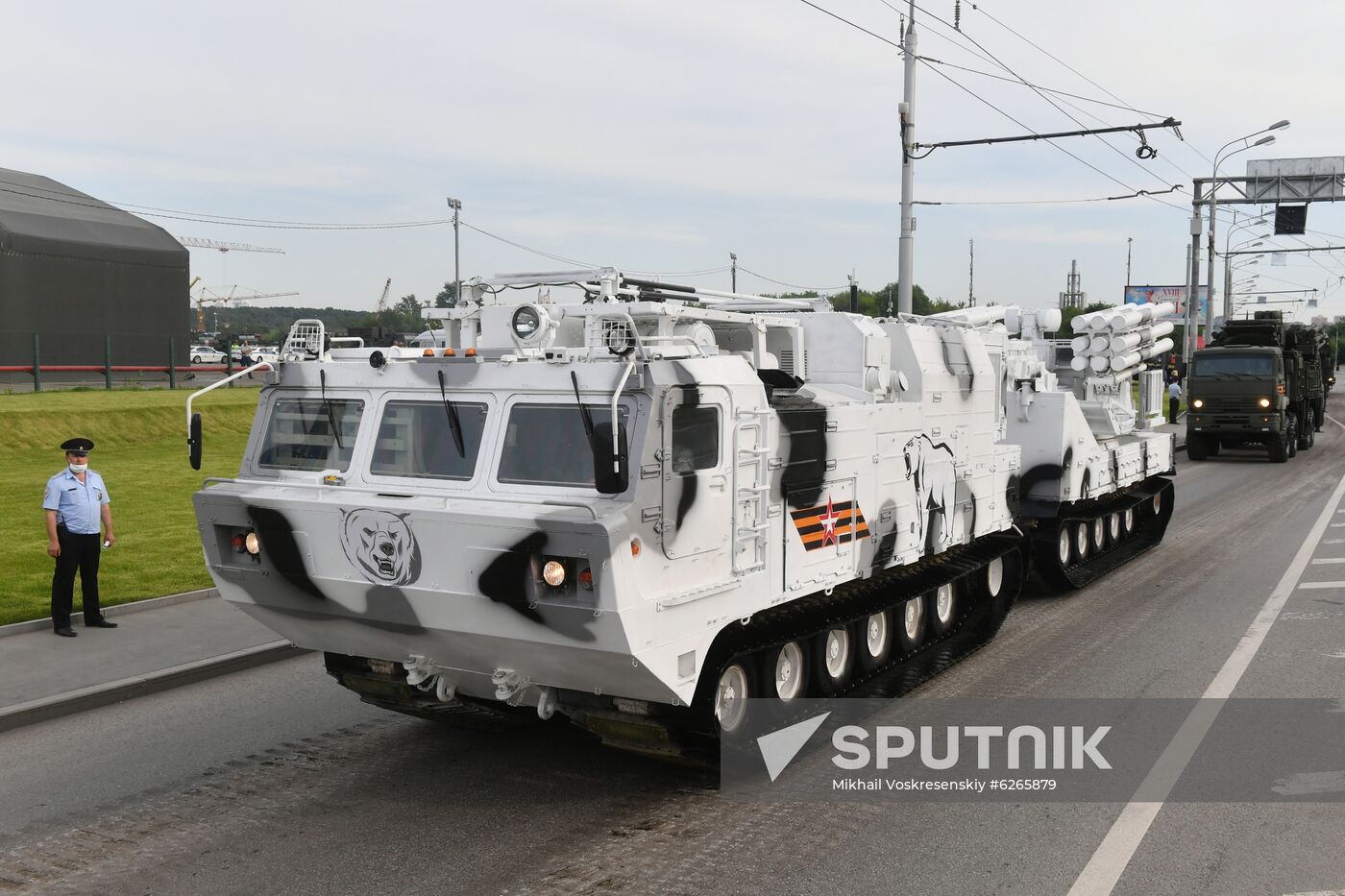 Russia WWII Victory Parade Rehearsal