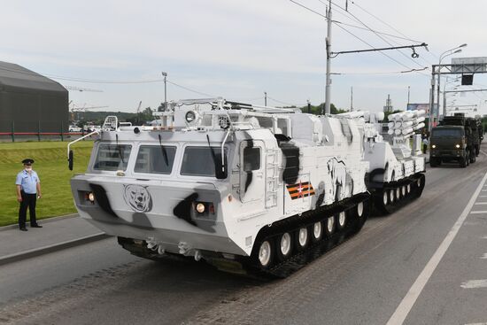 Russia WWII Victory Parade Rehearsal