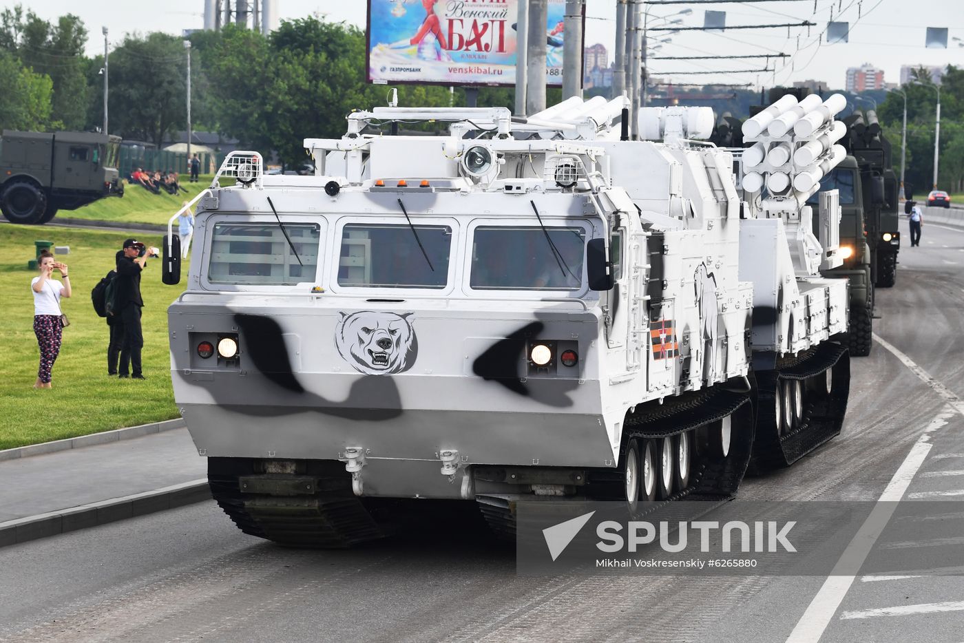 Russia WWII Victory Parade Rehearsal