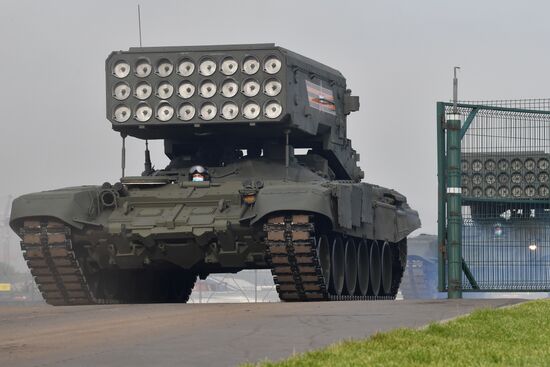 Russia WWII Victory Parade Rehearsal