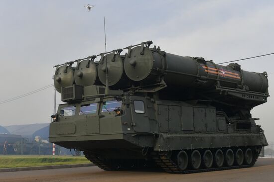 Russia WWII Victory Parade Rehearsal