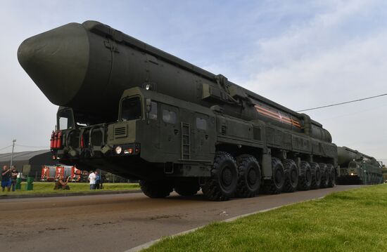 Russia WWII Victory Parade Rehearsal