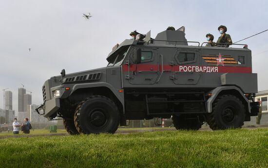 Russia WWII Victory Parade Rehearsal