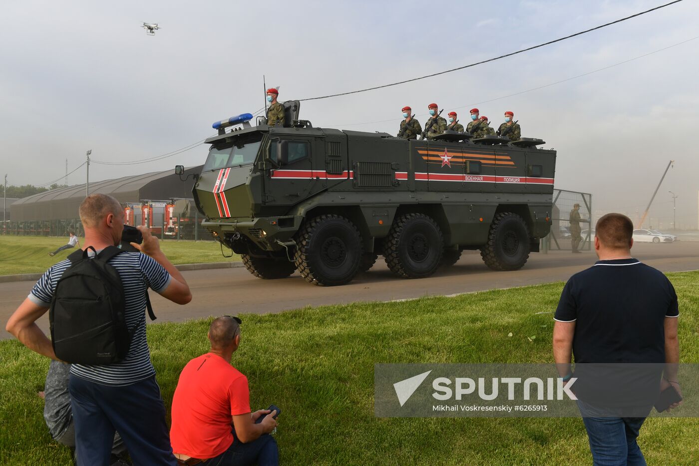 Russia WWII Victory Parade Rehearsal