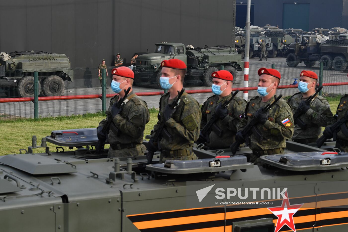 Russia WWII Victory Parade Rehearsal