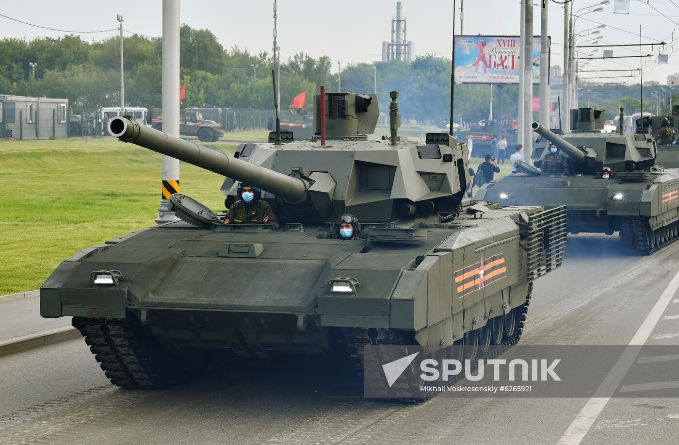 Russia WWII Victory Parade Rehearsal