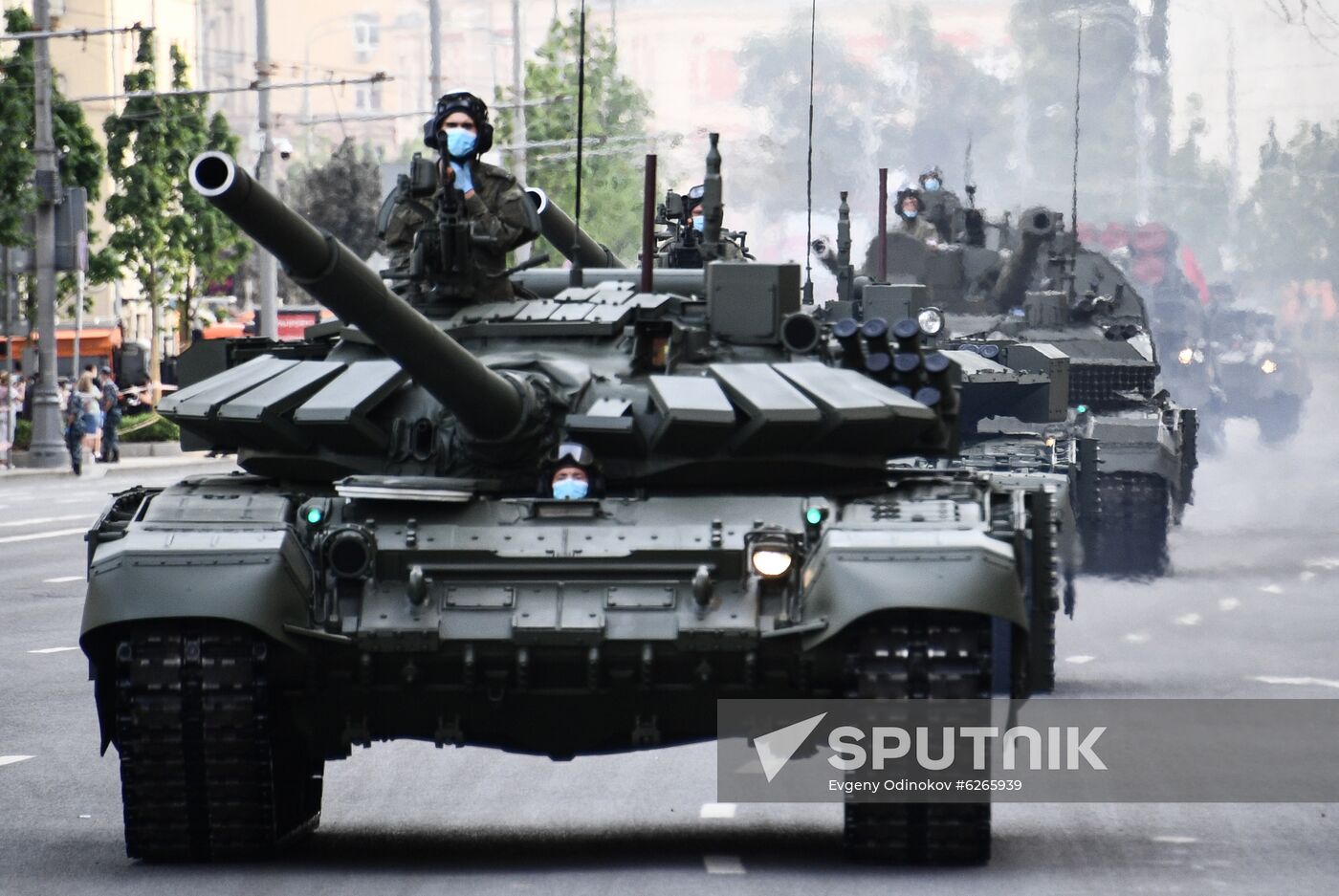 Russia WWII Victory Parade Rehearsal