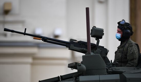 Russia WWII Victory Parade Rehearsal