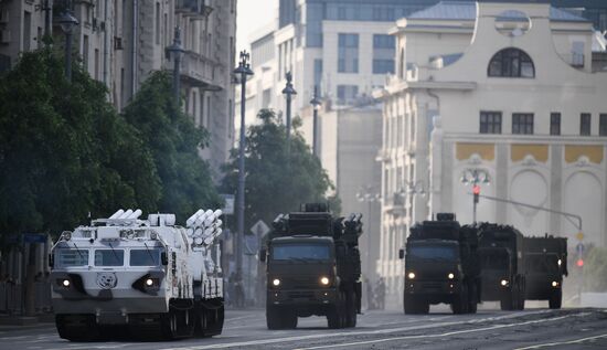 Russia WWII Victory Parade Rehearsal