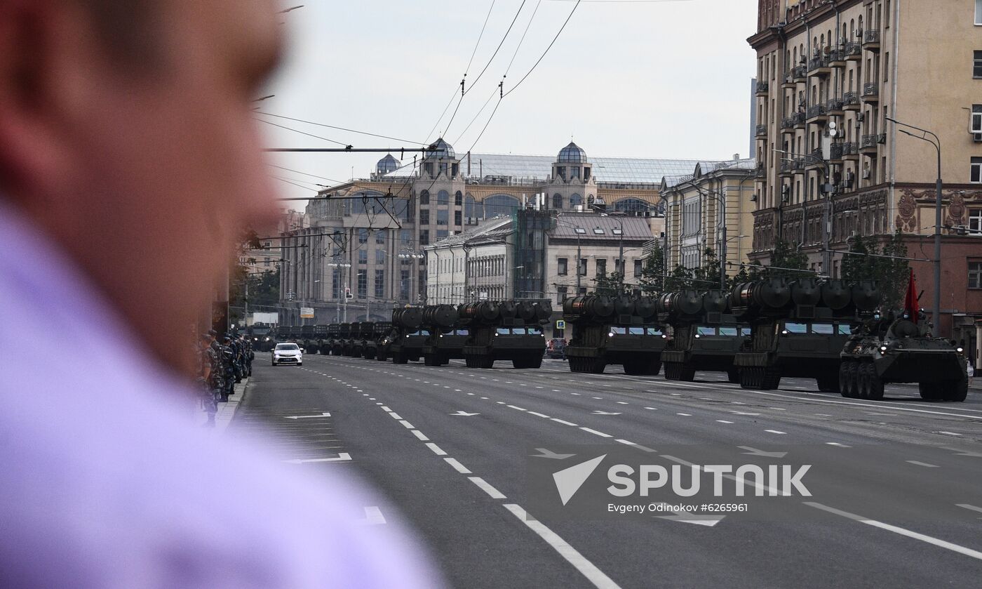 Russia WWII Victory Parade Rehearsal