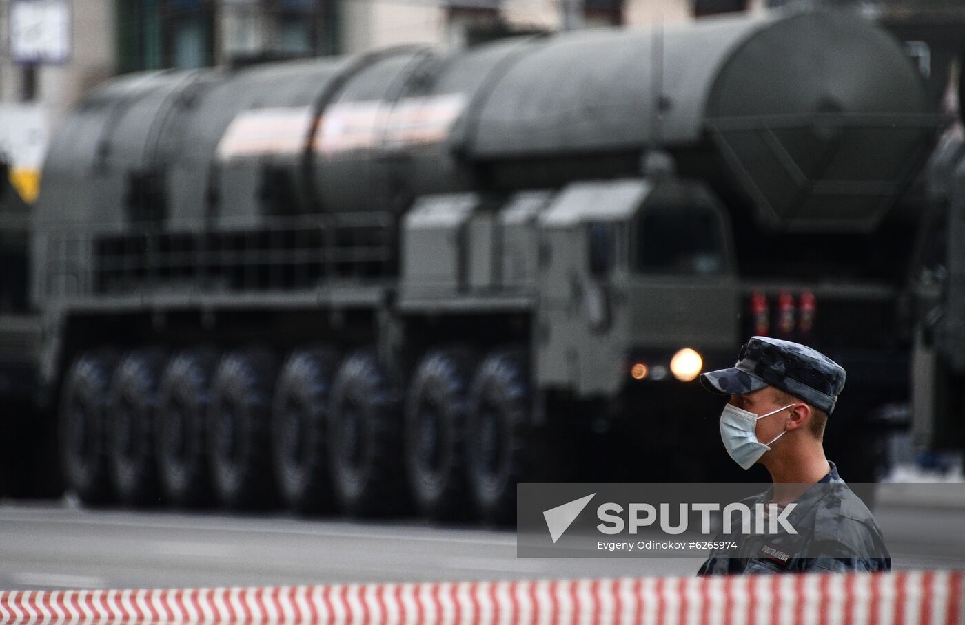 Russia WWII Victory Parade Rehearsal