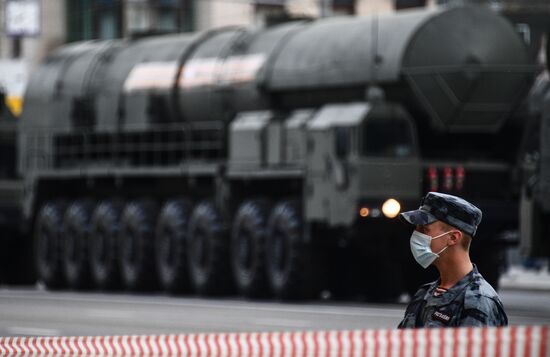 Russia WWII Victory Parade Rehearsal