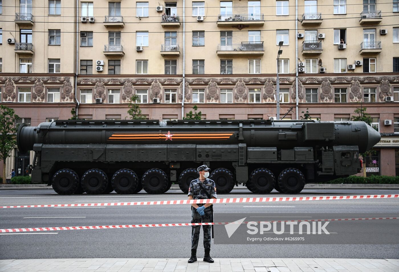 Russia WWII Victory Parade Rehearsal