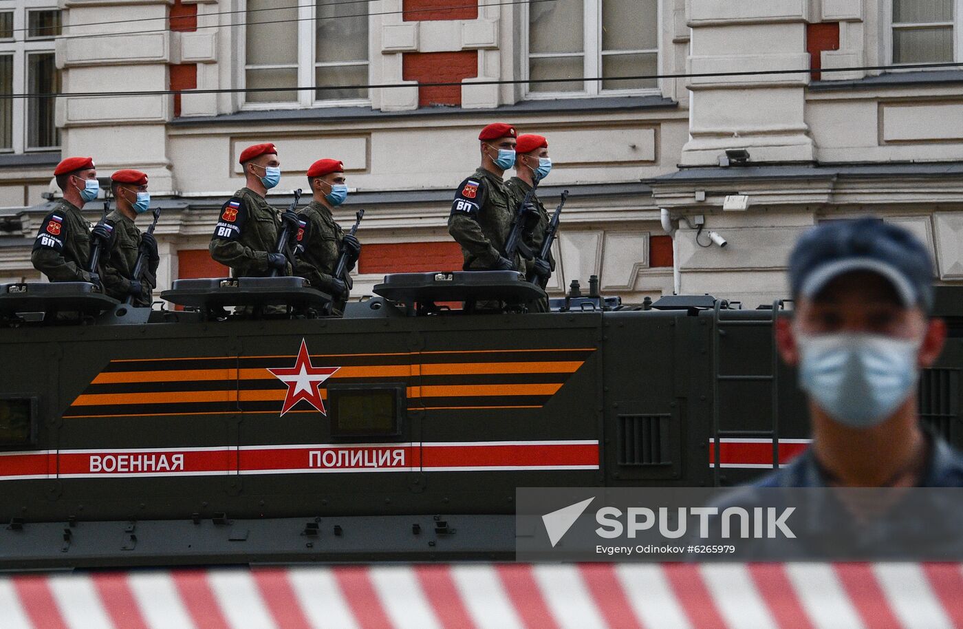 Russia WWII Victory Parade Rehearsal