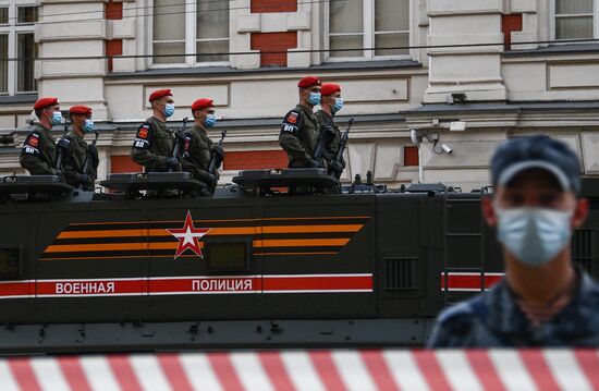 Russia WWII Victory Parade Rehearsal