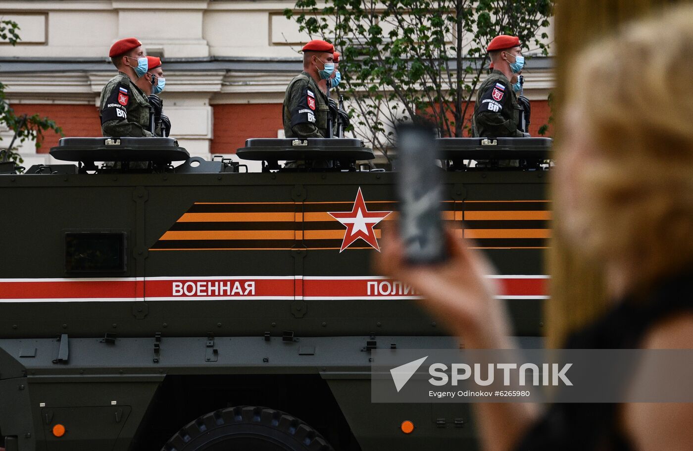 Russia WWII Victory Parade Rehearsal