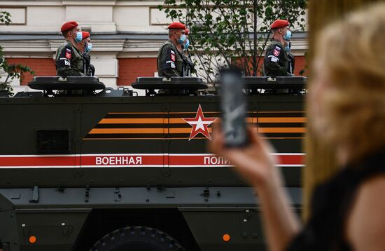 Russia WWII Victory Parade Rehearsal