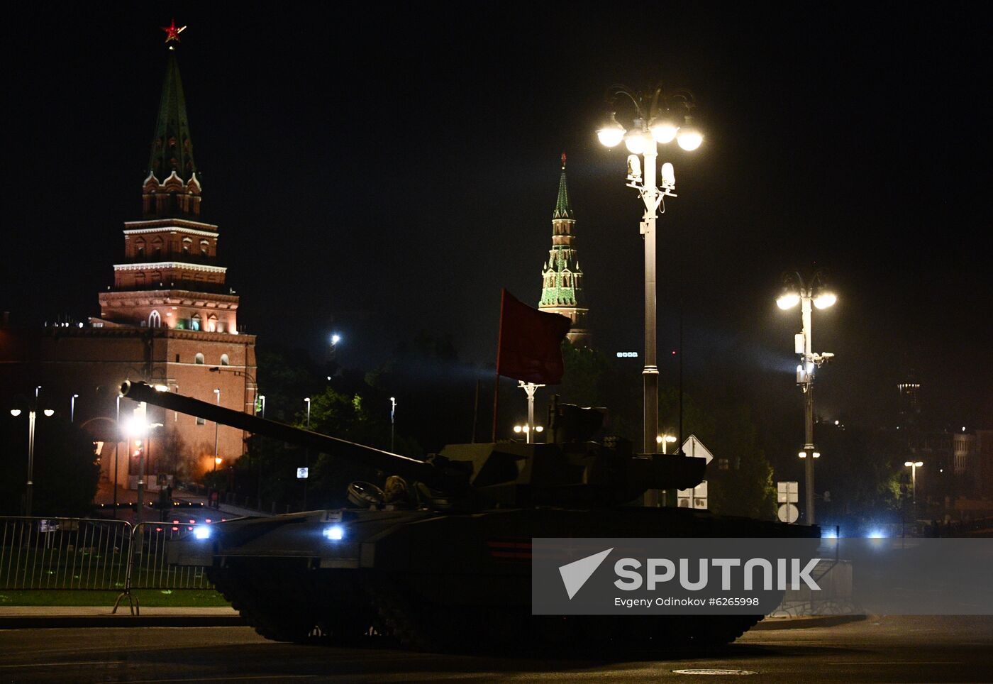 Russia WWII Victory Parade Rehearsal