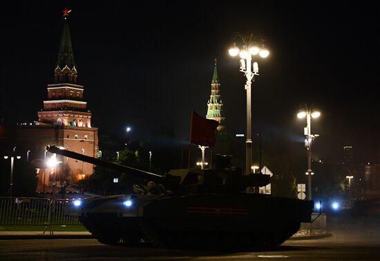 Russia WWII Victory Parade Rehearsal