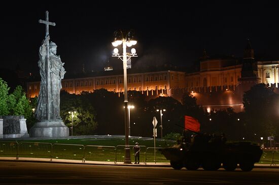 Russia WWII Victory Parade Rehearsal