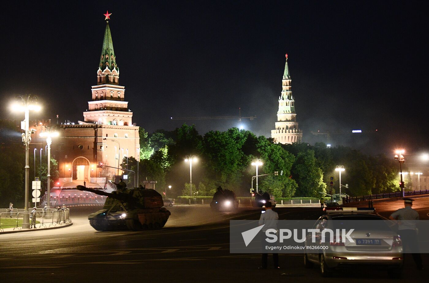 Russia WWII Victory Parade Rehearsal