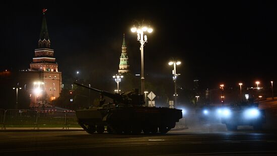 Russia WWII Victory Parade Rehearsal