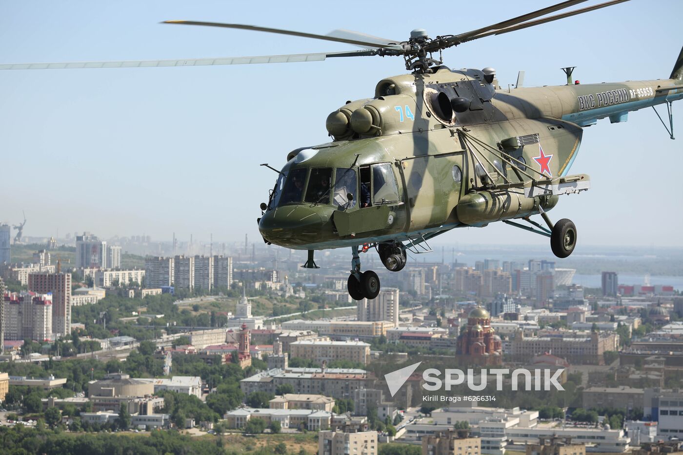 Russia WWII Victory Parade Rehearsal