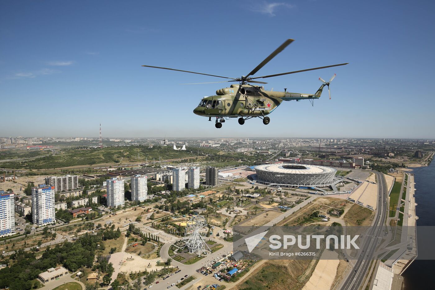 Russia WWII Victory Parade Rehearsal