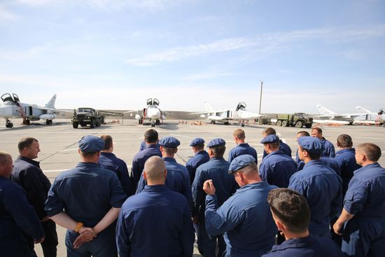 Russia WWII Victory Parade Rehearsal