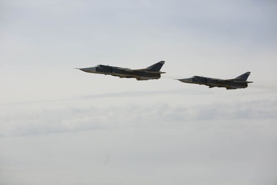 Russia WWII Victory Parade Rehearsal