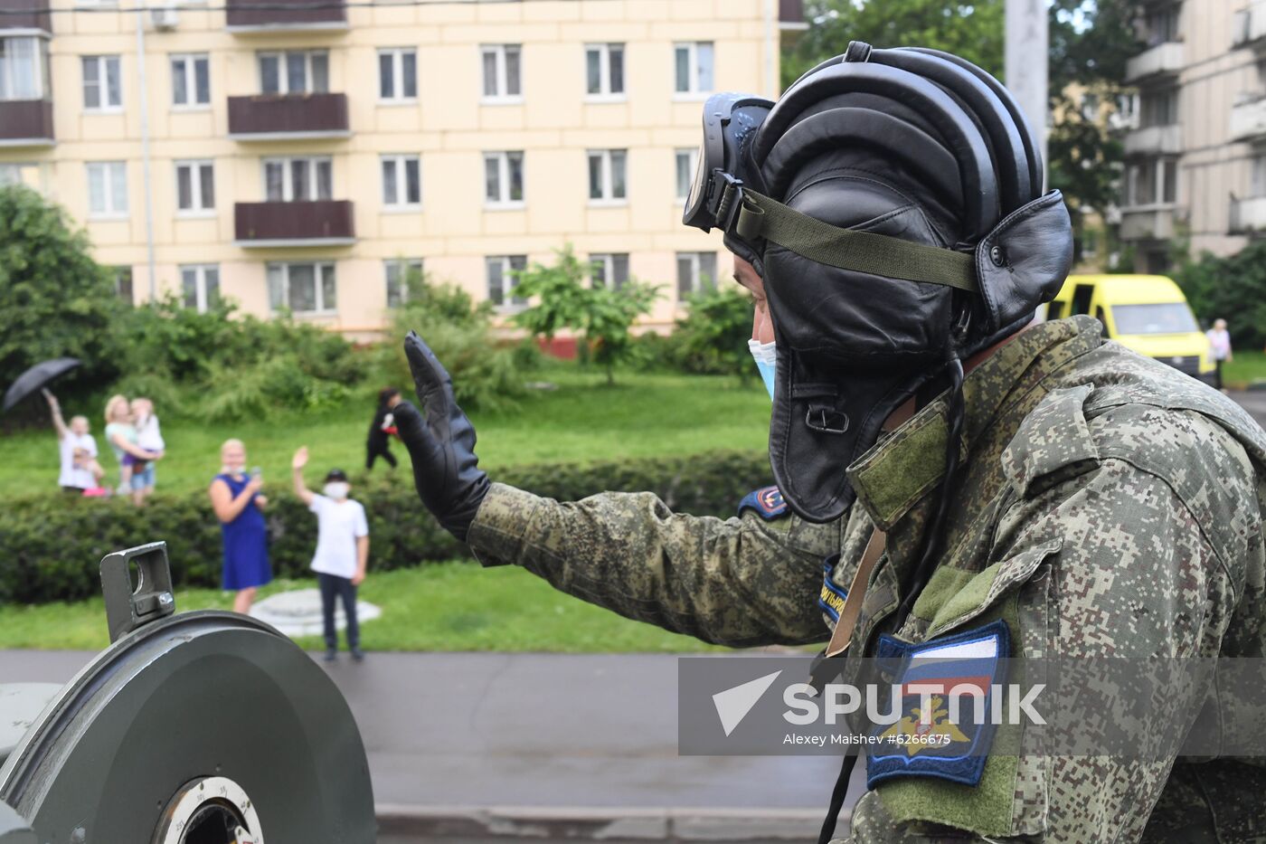 Russia WWII Victory Parade Rehearsal