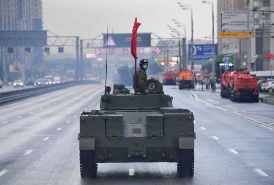 Russia WWII Victory Parade Rehearsal