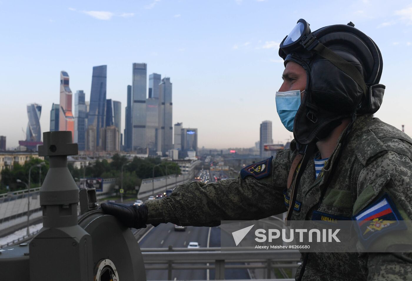 Russia WWII Victory Parade Rehearsal