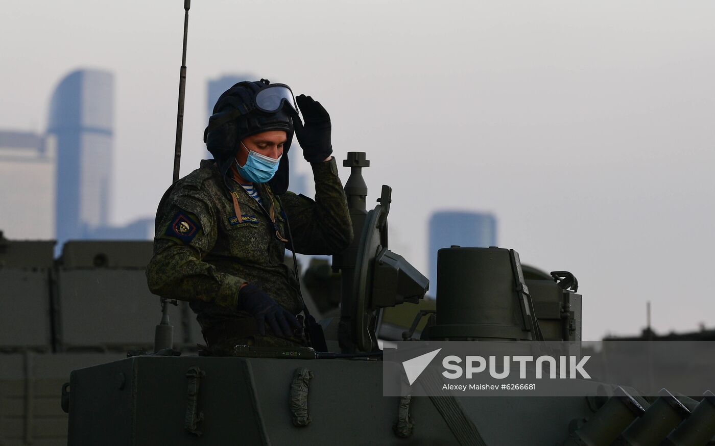 Russia WWII Victory Parade Rehearsal