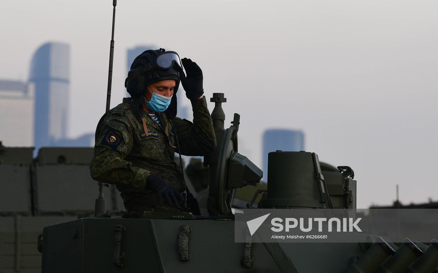 Russia WWII Victory Parade Rehearsal