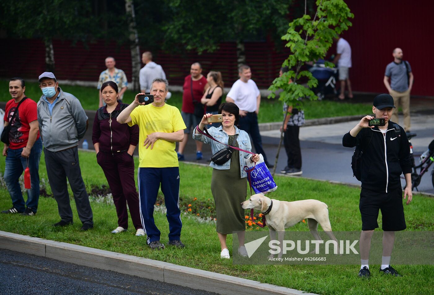 Russia WWII Victory Parade Rehearsal