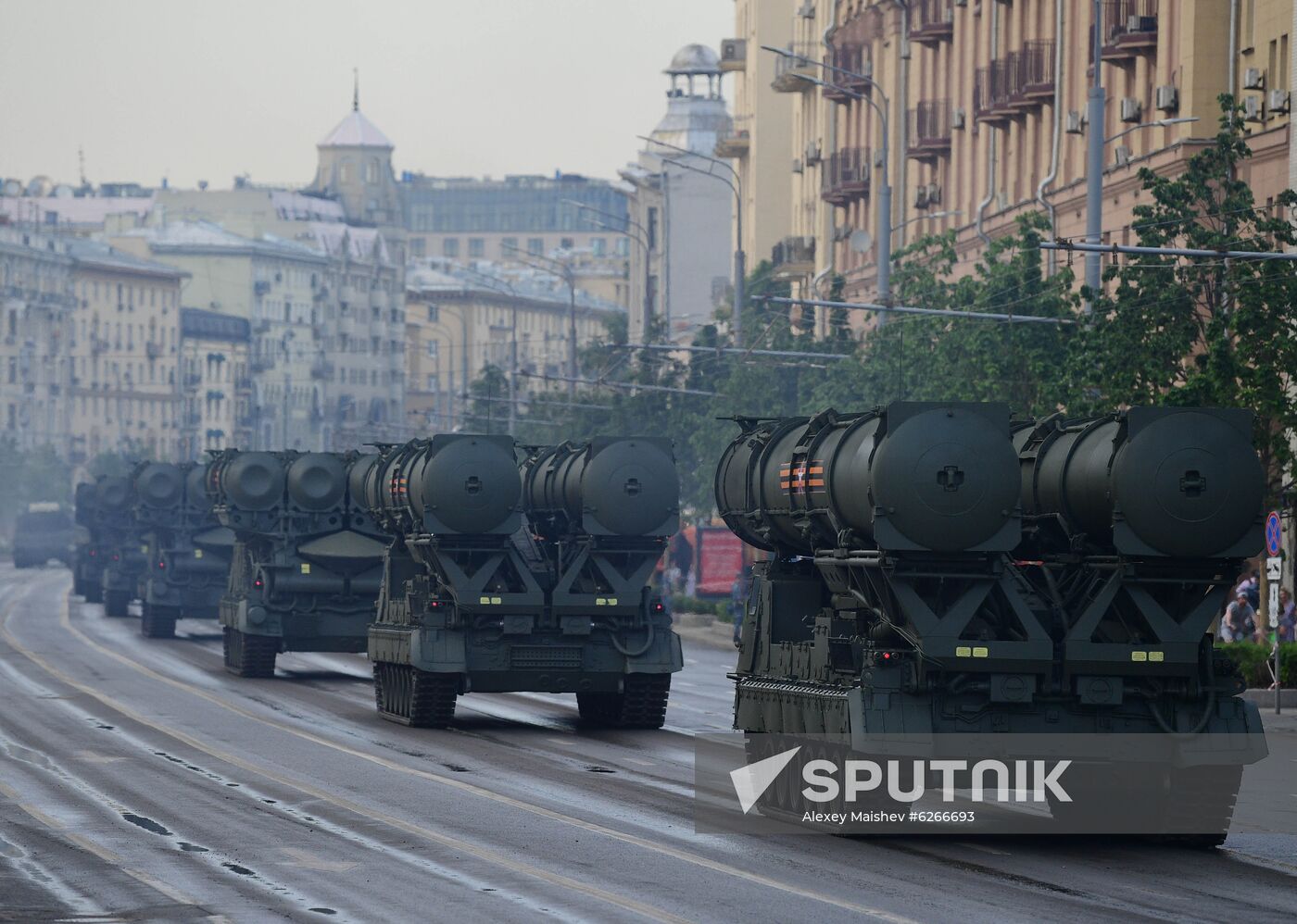 Russia WWII Victory Parade Rehearsal