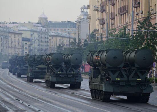 Russia WWII Victory Parade Rehearsal