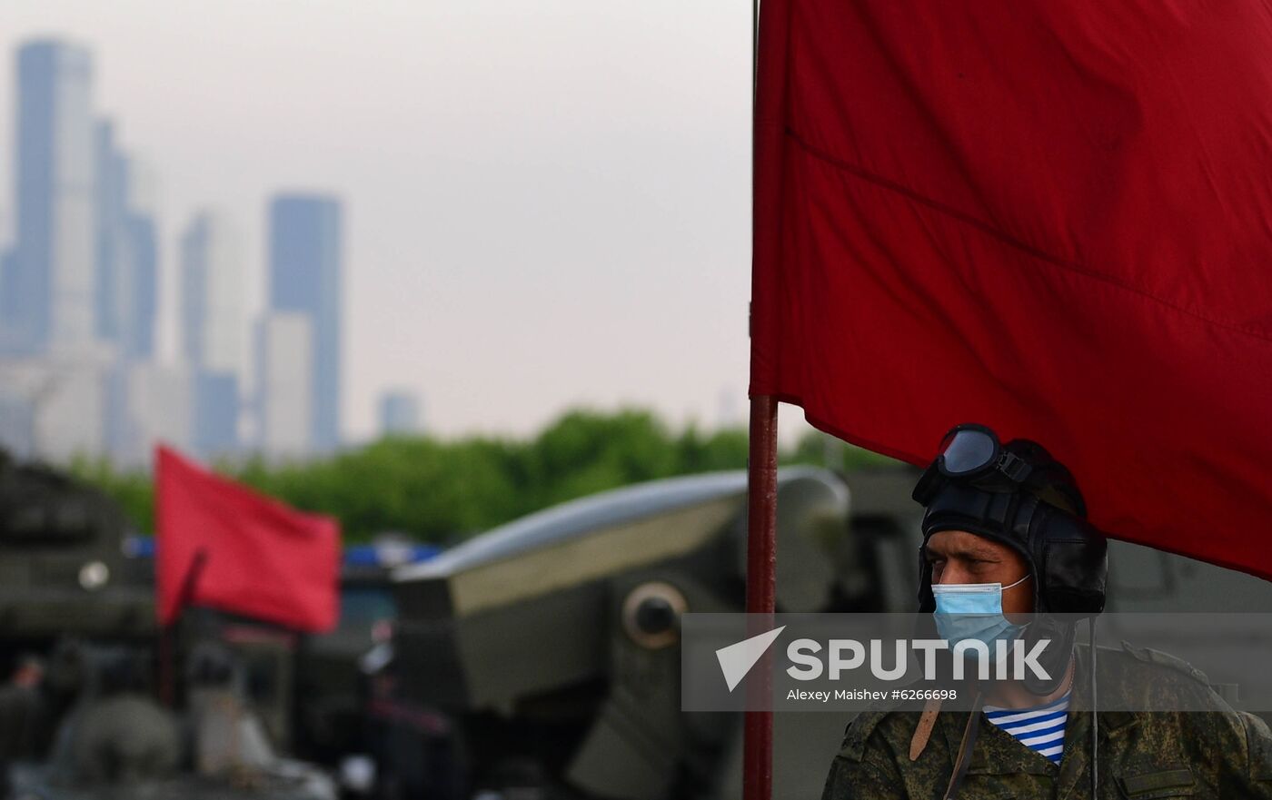 Russia WWII Victory Parade Rehearsal