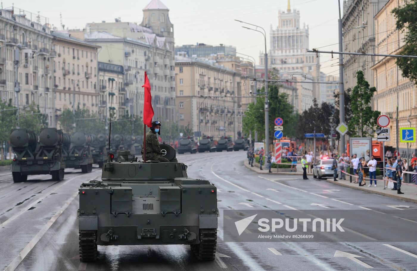 Russia WWII Victory Parade Rehearsal