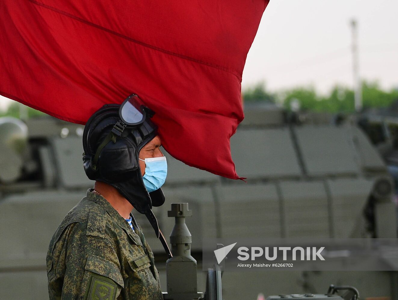 Russia WWII Victory Parade Rehearsal