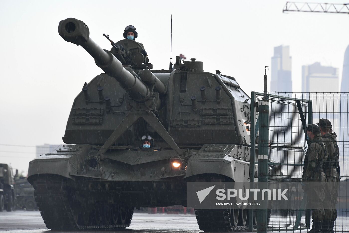 Russia WWII Victory Parade Rehearsal