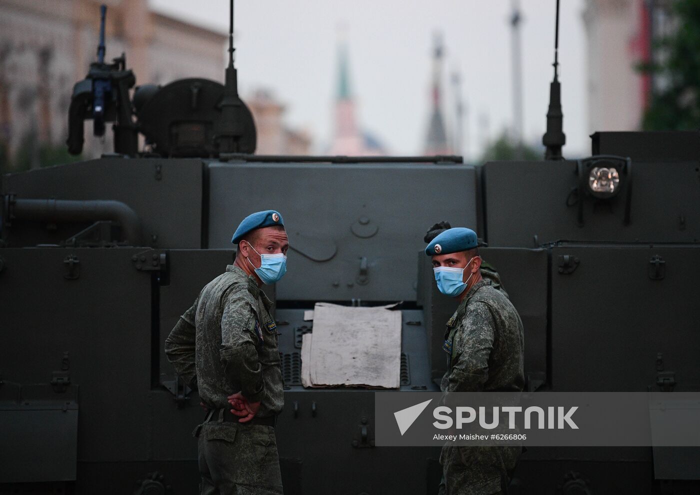 Russia WWII Victory Parade Rehearsal