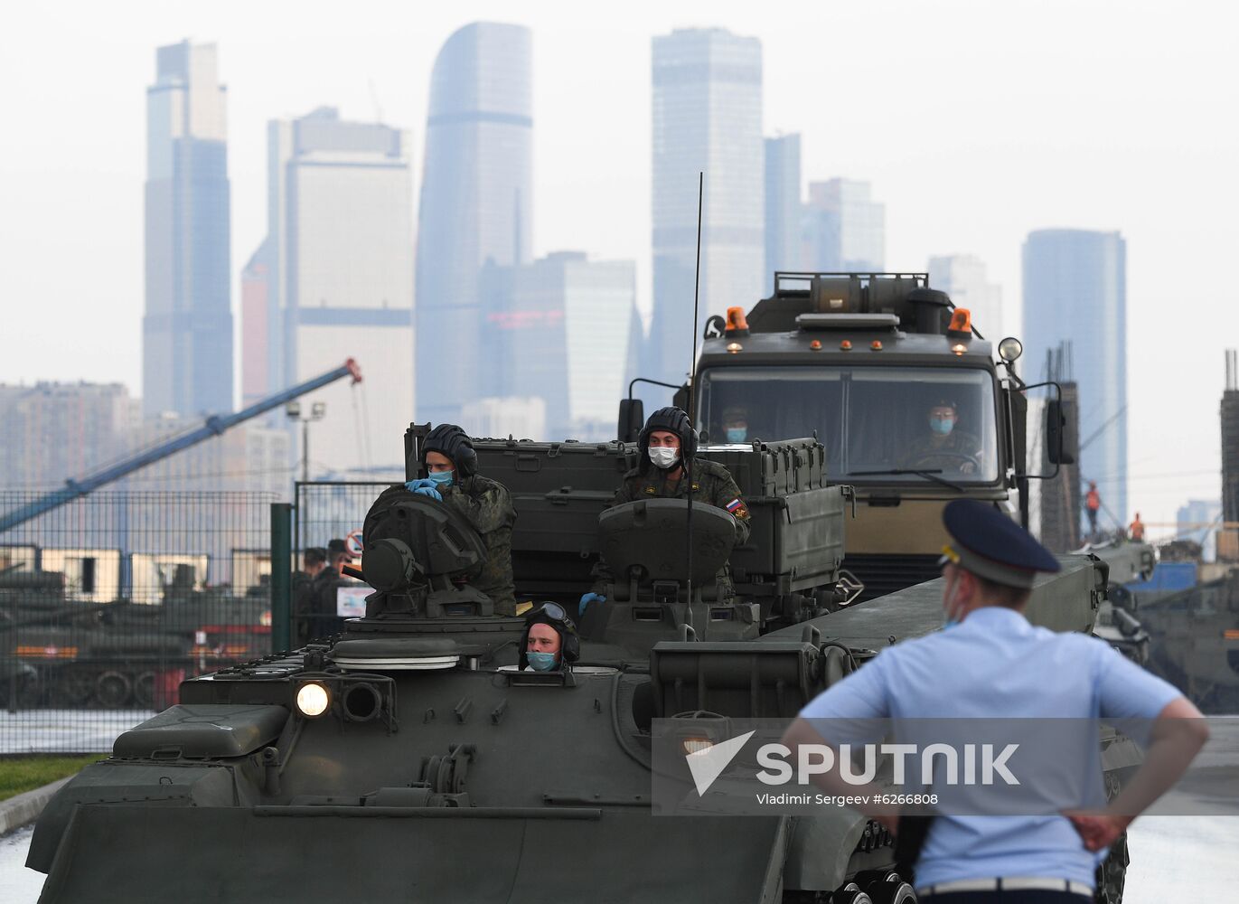 Russia WWII Victory Parade Rehearsal