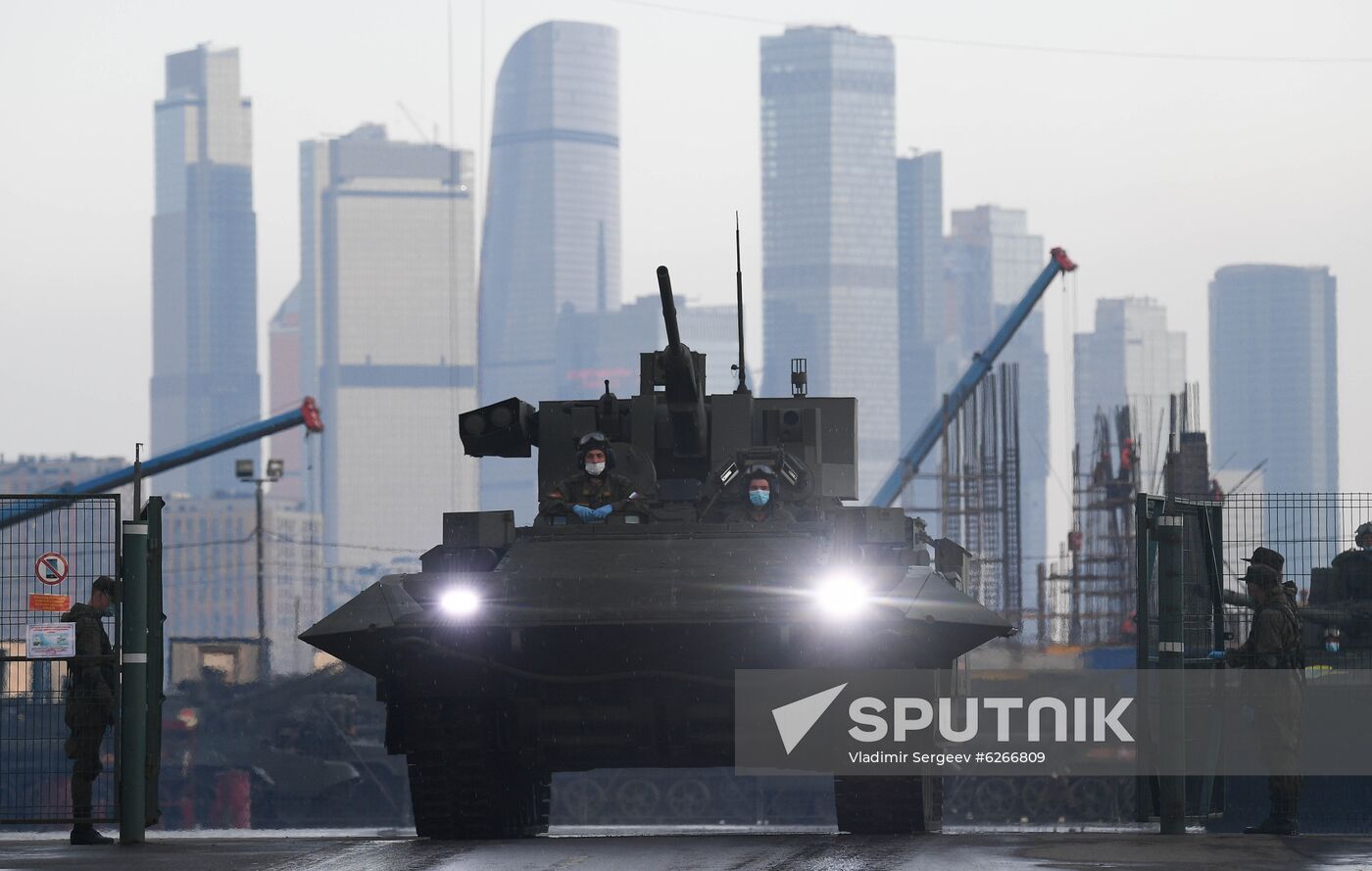 Russia WWII Victory Parade Rehearsal