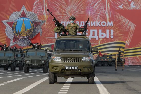 Russia WWII Victory Parade Rehearsal
