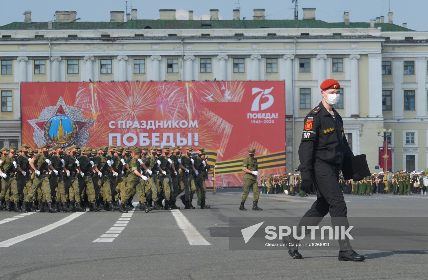Russia WWII Victory Parade Rehearsal